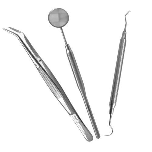 Стоматологический зонд для диагностики - PS-J-046 - Peak Surgicals - двойной / из нержавеющей стали