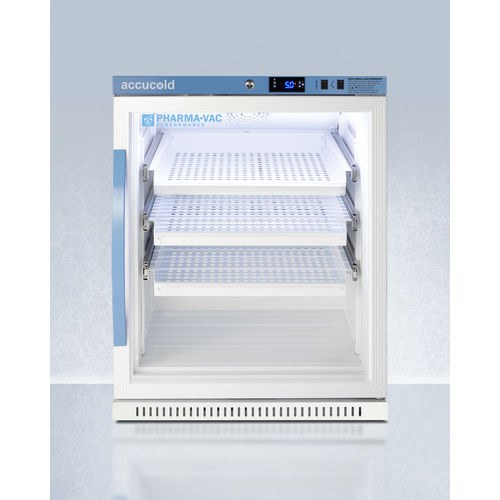 Фармацевтический холодильник - ARG6PVDR - Summit Appliance - для вакцин / в виде шкафа / 1 дверца