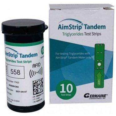 Тест-полоска для диабета - AimStrip® - Germaine Laboratories - триглицериды / липиды / цельной крови
