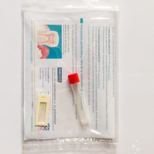 Экспресс-тест для болезней зубов - PAROTEST - My Dentist Lab - бактерии / для слюны / для биологических проб