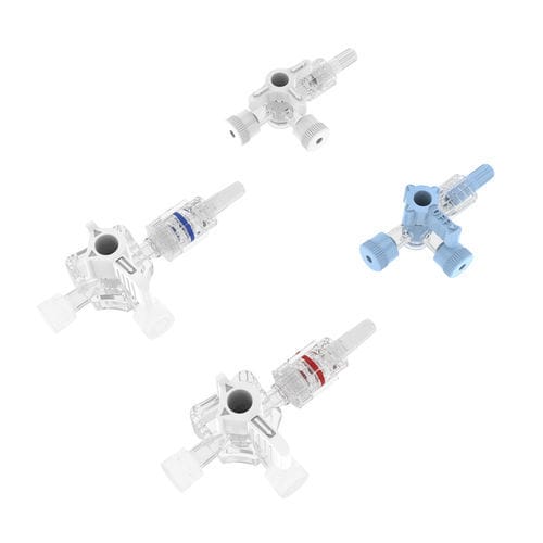 Соединитель для перфузии с краном - AM0108 - INT Medical Instruments - Т-образный