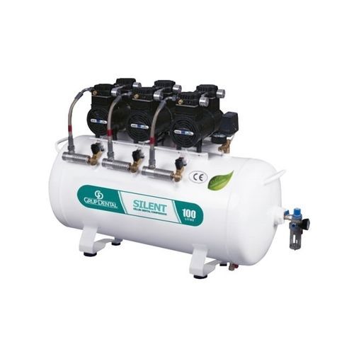 Стоматологический компрессор - GP SILENT 100LT 6HP - Grup Dental Medikal - без масла / сухой / бесшумный