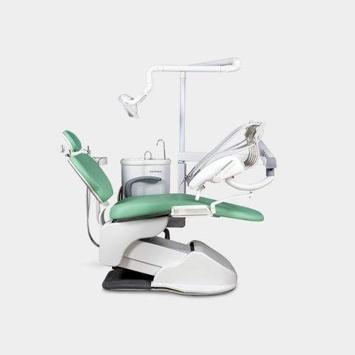 Стоматологическая установка с электромеханическим креслом - ADVANCE Rod - Grup Dental Medikal - с держателем инструментов / с освещением / зеленая