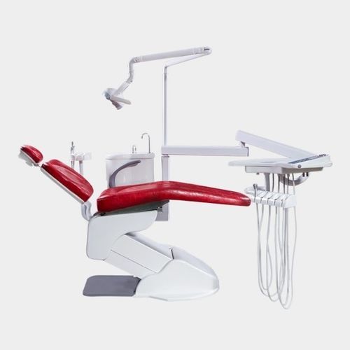 Стоматологическая установка с электромеханическим креслом - ADVANCE Holder - Grup Dental Medikal - с держателем инструментов / с освещением / красная