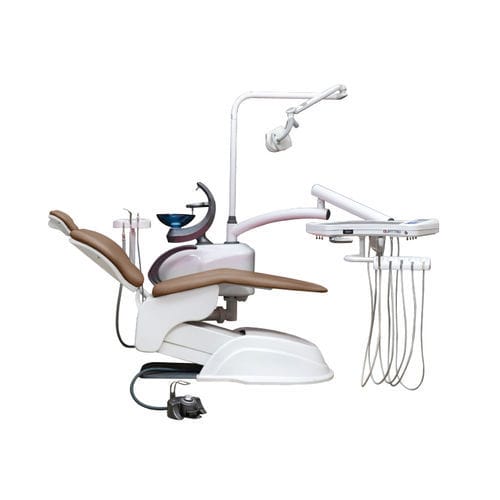 Стоматологическая установка с электромеханическим креслом - QUATRO HOLDER - Grup Dental Medikal - с гибким подголовником / с аппаратом для гигиены / со светодиодной подсветкой