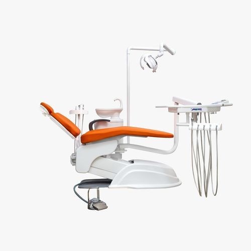 Стоматологическая установка с электромеханическим креслом - ADVANCE PLUS - Grup Dental Medikal - с держателем инструментов / с освещением / желтая