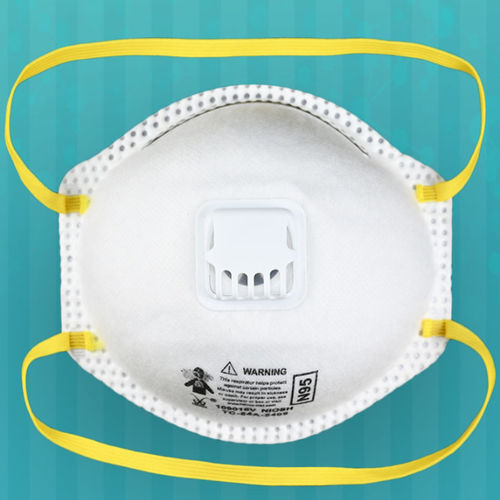 Респиратор N95 - 109016V - Jiangmen Yanyang Trading Co., Ltd. - с клапаном выдоха / в форме чашки / для одноразового использования
