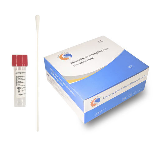 Пробирка для PCR - include swab - Zhejiang Orient Gene - цилиндрическая / для носа / для горла