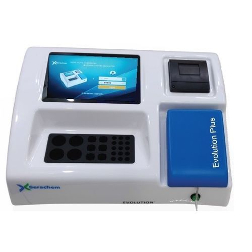 Автоматический биохимический анализатор - Evolution Plus - Serachem Diagnostic India Pvt LTD - настольный / с анализатором коагуляции / с сенсорным экраном