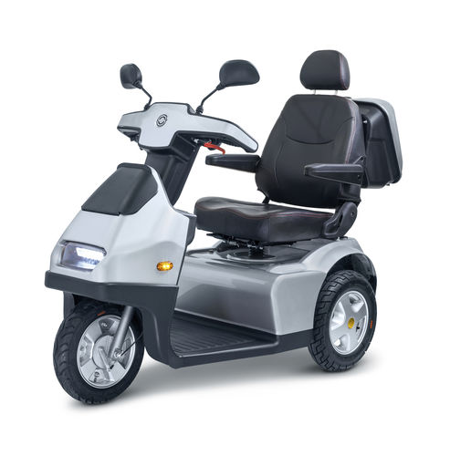 Электрический скутер для лиц с ограниченной мобильностью - Afiscooter S3 - AFIKIM Electric Vehicles - бариатрический / 3-колесный / с багажником
