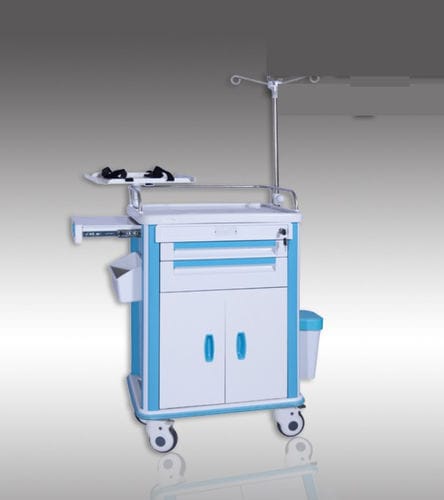 Тележка для неотложной помощи - 63072F - HYZMED Medical - для общего применения / транспортная / из нержавеющей стали