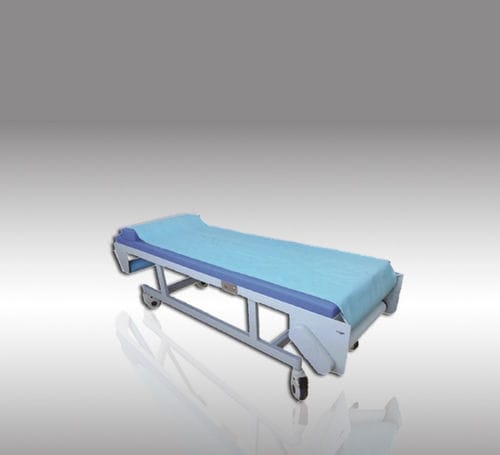Электрический диагностический стол - B21-I - HYZMED Medical - с фиксированной высотой / на роликах / 1 секция