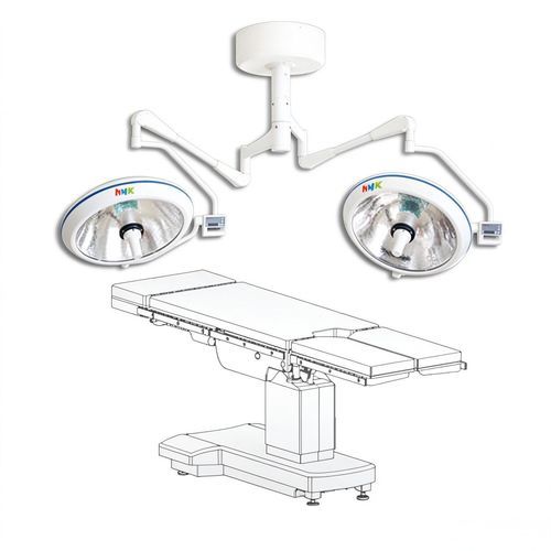 Потолочный хирургический светильник - F700/700 - HYZMED Medical - галогенный / 2 штатива / 93
