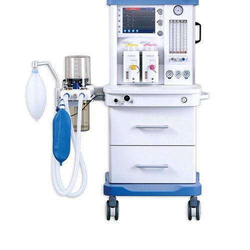 Педиатрическая установка для анестезии - S6100A - HYZMED Medical - на тележке / с системой отвода анестезиологических газов / с электронным газовым смесителем