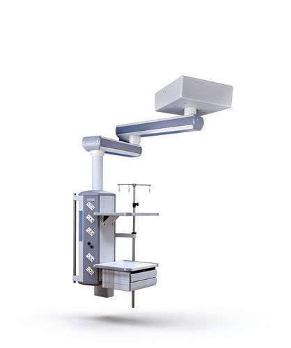 Потолочный медицинская консоль - SS90 - HYZMED Medical - для интенсивной терапии / шарнирный / с простой консолью