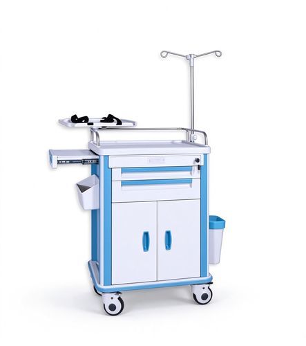 Тележка для неотложной помощи - 63072F - HYZMED Medical - для общего применения / транспортная / из нержавеющей стали