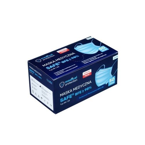 Защитная маска из хлопка - SAFE® type IIR ES - Medical Protection - из полиэстера / с фильтром / полумаска