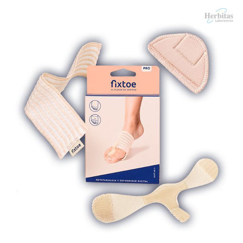 Ортез при искривлении большого пальца стопы наружу - Fixtoe PRO - Laboratorios Herbitas