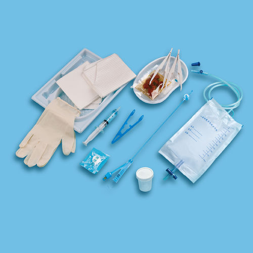Медицинский набор для неотложной помощи - Haiyan Kangyuan Medical Instrument - для обследования мочевого пузыря / с перчаткой / одноразовый