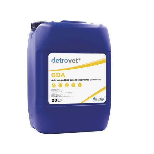 Дезинфицирующее средство для полов и поверхностей - Detrovet GDA - Detro Healthcare - жидкость / 1000 мл / 5000 мл
