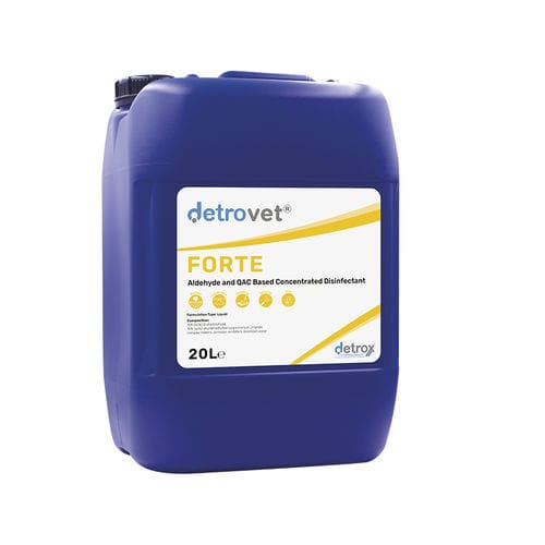 Дезинфицирующее средство для полов и поверхностей - Detrovet Forte - Detro Healthcare - жидкость / 1000 мл / 5000 мл