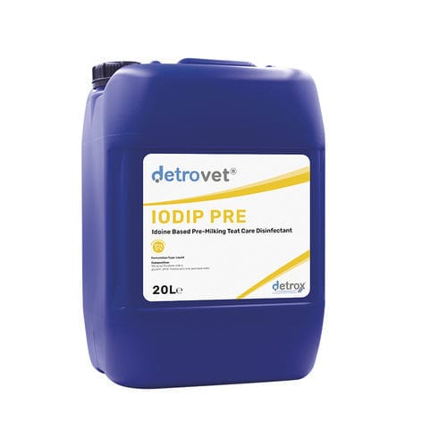 Дезинфицирующее средство для полов и поверхностей - Detrovet Iodip Pre - Detro Healthcare - пена / 5000 мл / 1000 мл