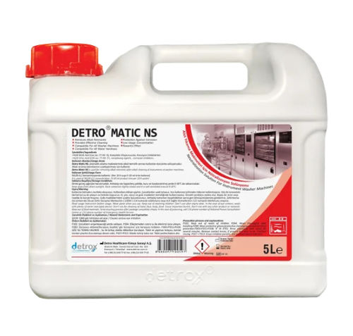 Моющее средство жидкость - Detro Matic NS - Detro Healthcare - 5000 мл / на основе лимонной кислоты / для медицинских инструментов