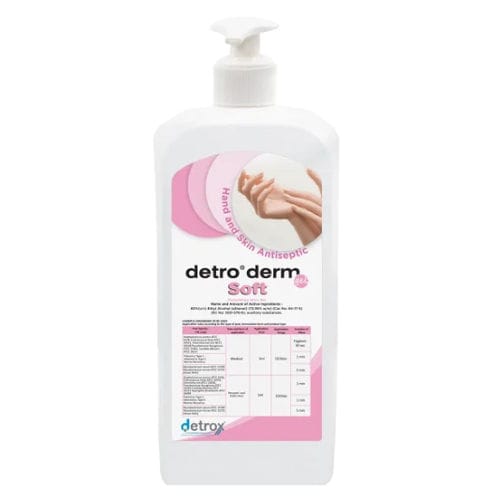 Гидроспиртовый раствор 80% - Detro Derm Soft - Detro Healthcare - 500 мл / 1000 мл / 5000 мл