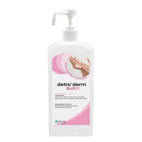 Гидроспиртовый раствор 72% - Detro Derm Soft (VET) - Detro Healthcare - 1000 мл / 5000 мл