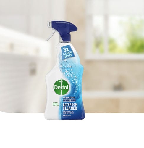 Дезинфицирующее средство для полов и поверхностей - Power & Pure - Dettol - жидкость / 1000 мл / на основе лимонной кислоты