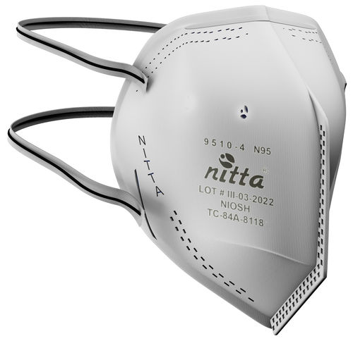 Респиратор N95 - 9510-1 - NITTA S A - из ткани / без клапана / полумаска