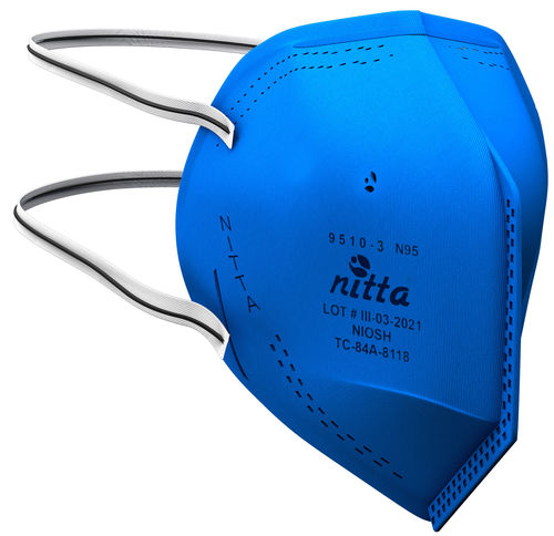 Респиратор N95 - 9510-3 - NITTA S A - из ткани / без клапана / полумаска