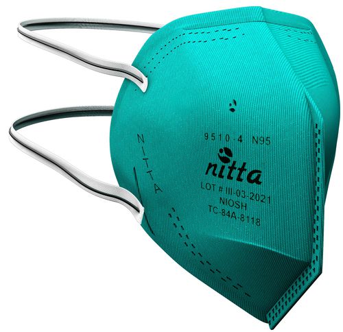 Респиратор N95 - 9510-4 - NITTA S A - из ткани / без клапана / полумаска