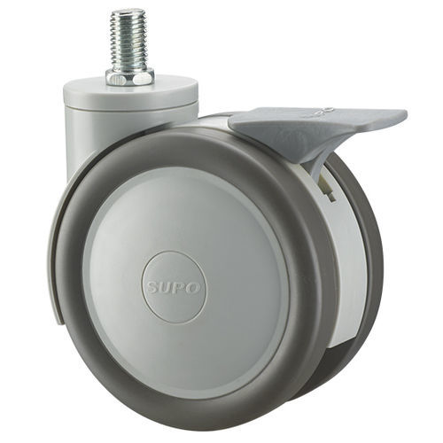 Ролик для медицинских приборов - 1M-HP21-02D-125-312 - Zhongshan Xiangrong Caster Manufacturing Co.,Ltd - из полиуретана