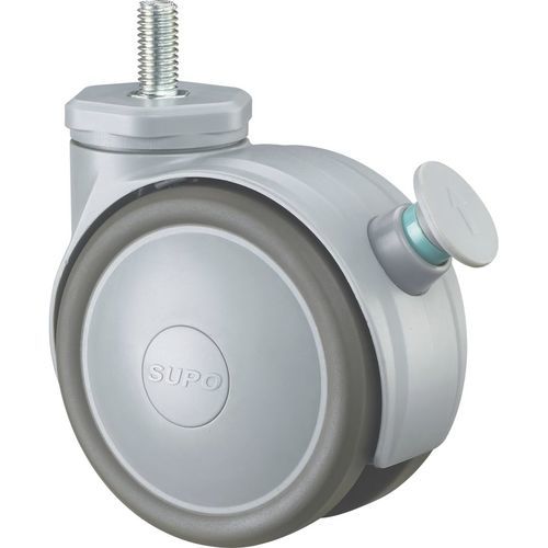 Ролик для медицинских приборов - 1M-HP22-02-63-313 - Zhongshan Xiangrong Caster Manufacturing Co.,Ltd - из полиуретана