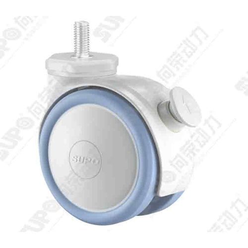 Ролик для медицинских приборов - 1M-WP22-02D-100-273 - Zhongshan Xiangrong Caster Manufacturing Co.,Ltd - из полиуретана