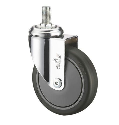 Ролик для медицинских приборов - 1M-C01-02-100-231 - Zhongshan Xiangrong Caster Manufacturing Co.,Ltd - из полиуретана