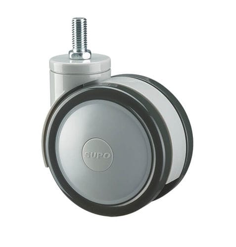 Ролик для медицинских приборов - 1M-HP21-02-100-313 - Zhongshan Xiangrong Caster Manufacturing Co.,Ltd - из полиуретана