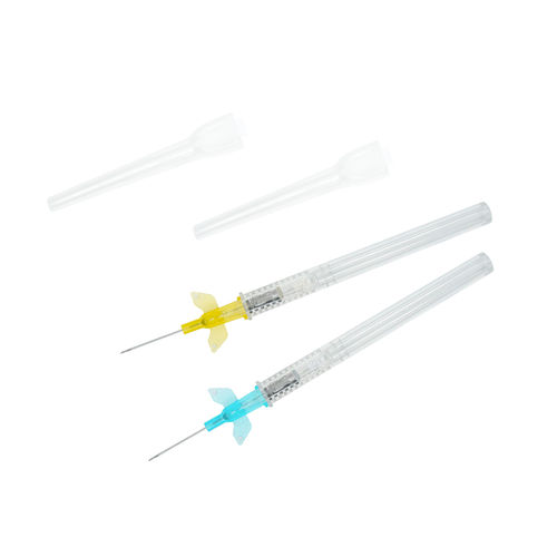 Игла для внутривенной инъекции - Nanchang Kindly Meditech - безопасная / с выступом / 18G