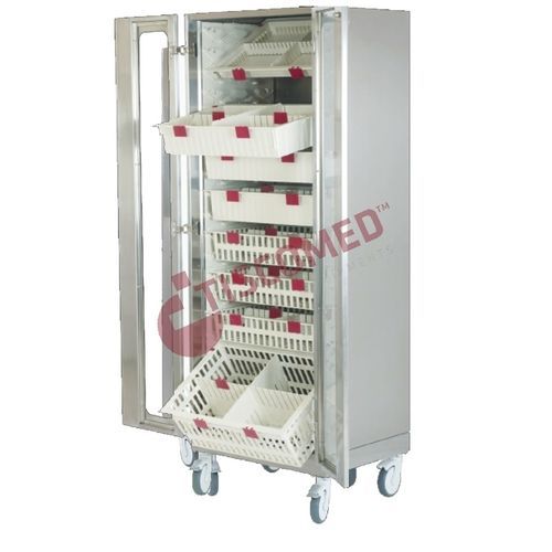 Шкаф для лекарств - TDRU 2400 - Tiscomed - для больниц / с корзиной / модульный