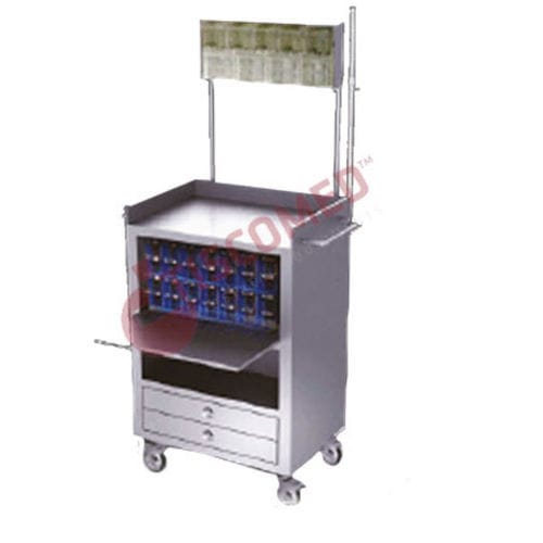 Тележка для анестезии - TCDA 1500 - Tiscomed - медицинская / для больниц / для медикамента