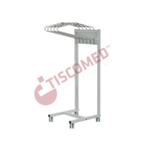 Вешалка для фартуков со свинцом на колесиках - TLEH 3810 - Tiscomed