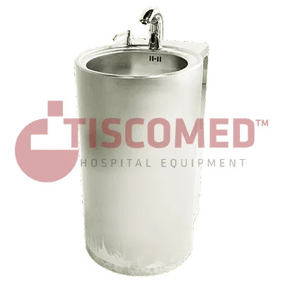 Кухонная раковина для санитарно-защитной зоны - TINI 4082 - Tiscomed - 1 место / из нержавеющей стали / настенная