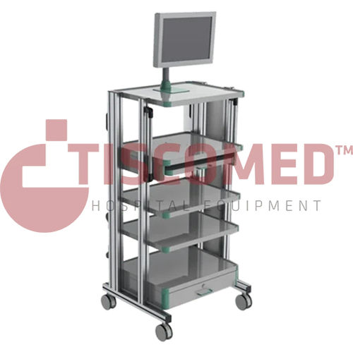 Медицинская тележка - TTDE 3030 - Tiscomed - для инструментов / 2 выдвижных ящика / с полкой