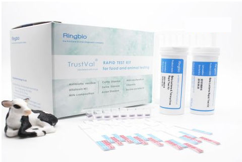 Ветеринарный экспресс-тест - BTM1  - Ring Biotechnology Co Ltd. - для продовольственной безопасности / клинический / для молока