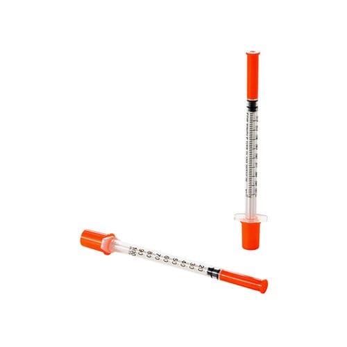 Инсулиновый шприц - E40I30/12 - Jiangsu Eyoung Medical Devices - 1 мл / 0,5 мл / из полипропилена