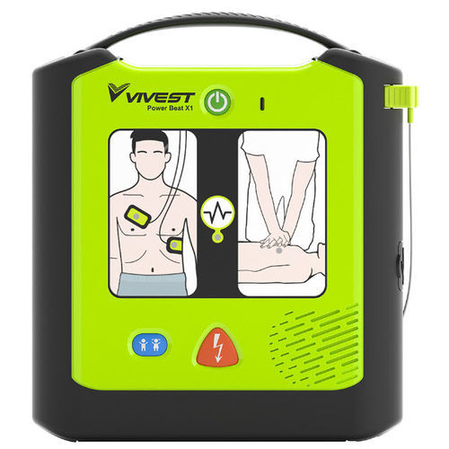 Полуавтоматический внешний дефибриллятор - PowerBeat AED X1 - ViVest Medical Technology Co., Ltd. - учебный / для общественных мест / для бытового применения