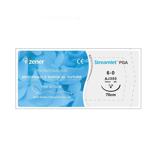 Шовный материал рассасывающийся - PGA - Changzhou Zener Medtec - для офтальмологической хирургии / для общей хирургии / для ортопедической хирургии