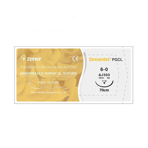 Шовный материал рассасывающийся - PGCL - Changzhou Zener Medtec - для общей хирургии / для офтальмологической хирургии / для ортопедической хирургии