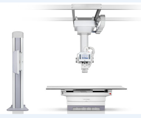 Цифровой рентгенографическая система - Keen Ray DR2800F - Shenzhen Lanmage Medical Technology - для многофункциональной радиографии / с напольной системой Букки / с телескопической потолочной стойкой для трубок